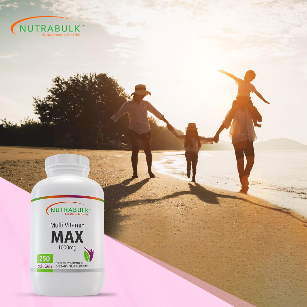 NutraBulk Multi-Vitamin MAX Well Absorbed Softgels - 250 Softgels - image 8