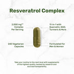 DEAL SUPPLEMENT Resveratrol Complex - 240 Vegetarian Capsules - image 3