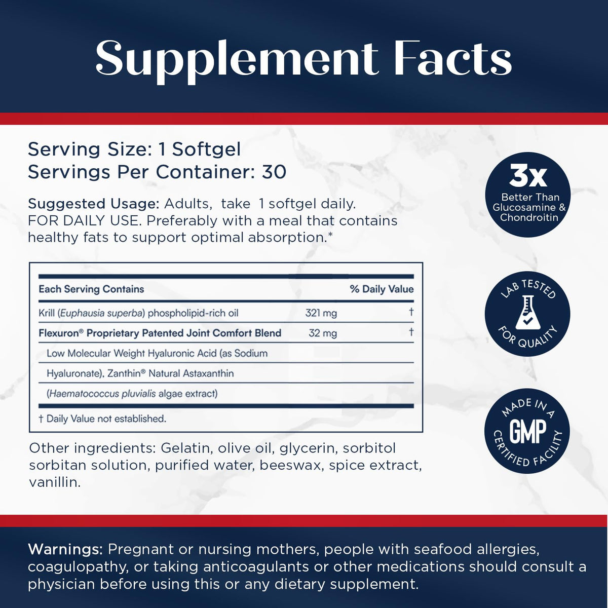 Purity Products Flexuron Joint Support Formula - 30 Softgels - image 2