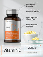 Horbäach Vitamin D3 2000 IU - 150 Softgels - image 4