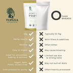 TUPAXA USDA Organic Hemp Protein Powder for Women & Men - Unflavored