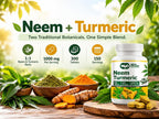 WAY 4 ORGANIC W4O Neem Turmeric Capsules(Tablets) - High-Potency