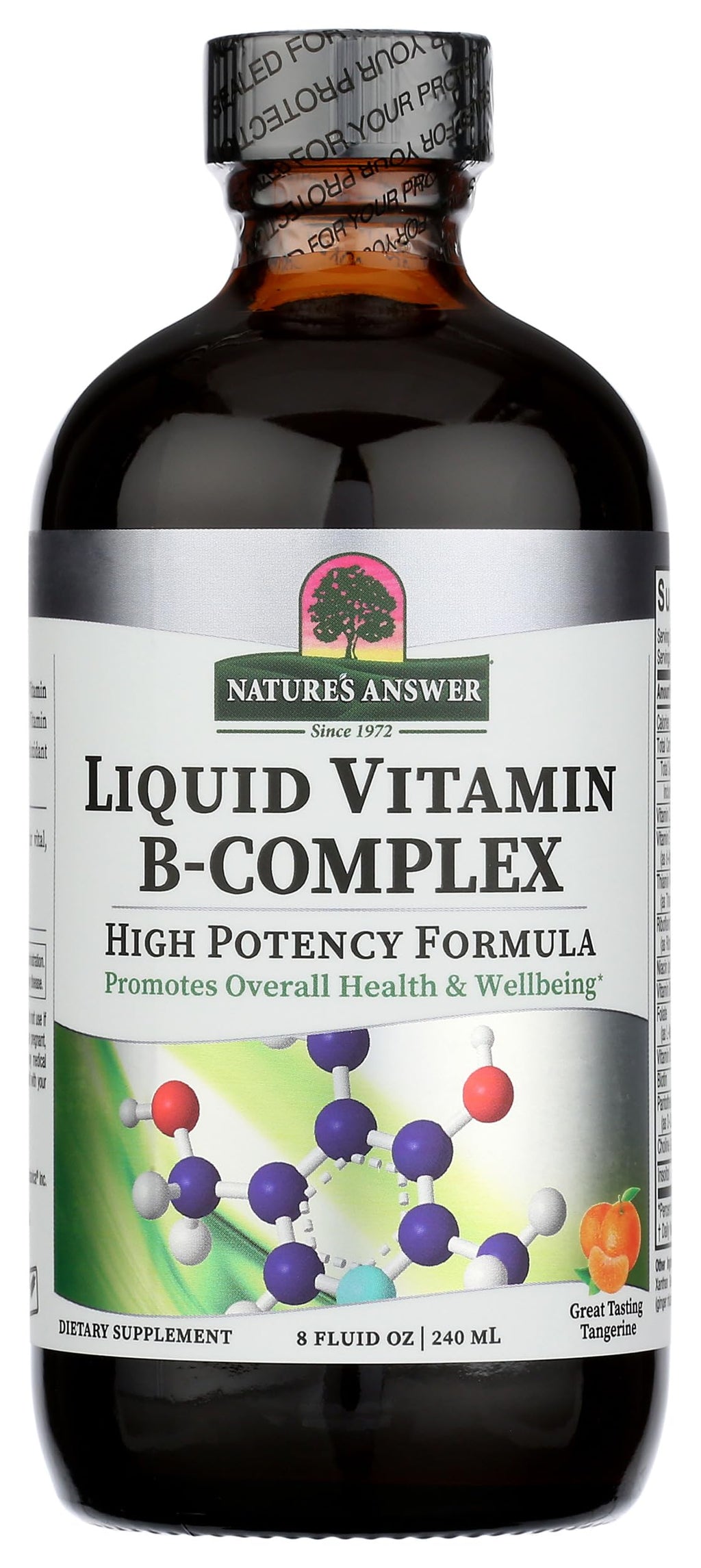 Nature's Answer Liquid Vitamin B-Complex for Energy - 8 Fl Oz