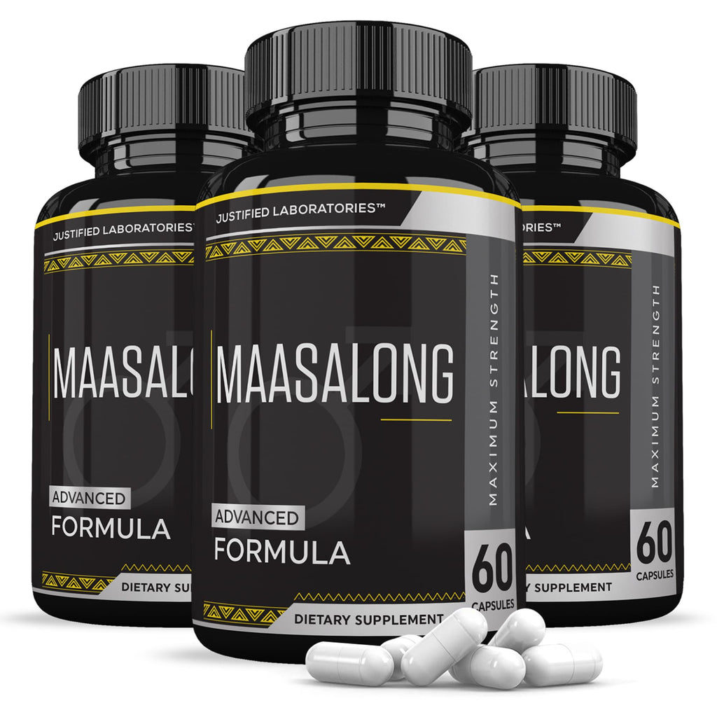 Justified Laboratories Maasalong for Men Testosterone Support - 60 Capsules