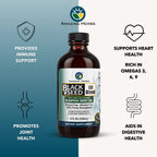 Amazing Herbs Black Seed and Pumpkin Seed Oil - 8 Fl Oz - image 6