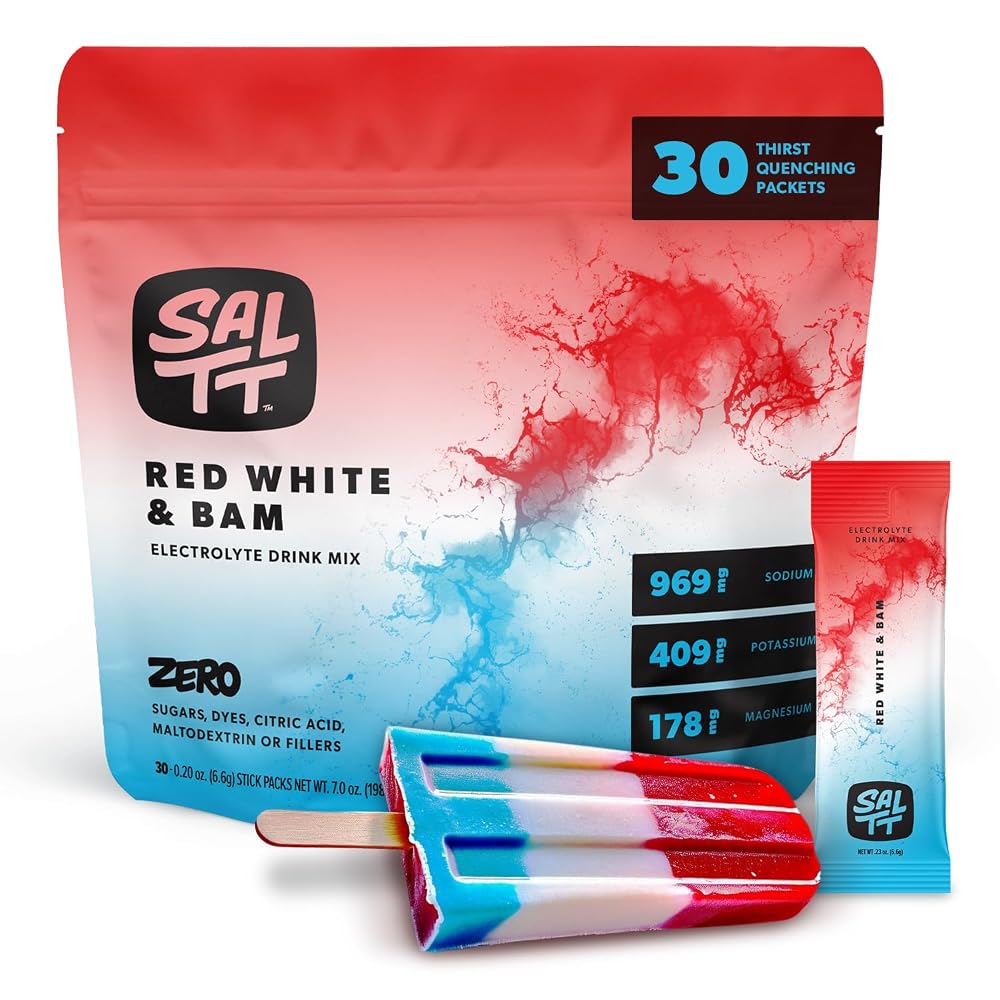 SALTT Electrolyte Packets - Zero Sugar, Easy Dissolve, Key Minerals