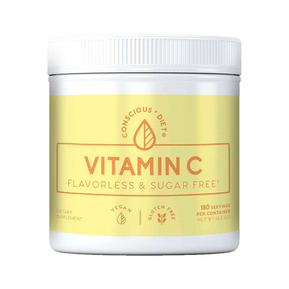 Conscious Diet Vitamin C Powder Sugar Free - 7.8 oz
