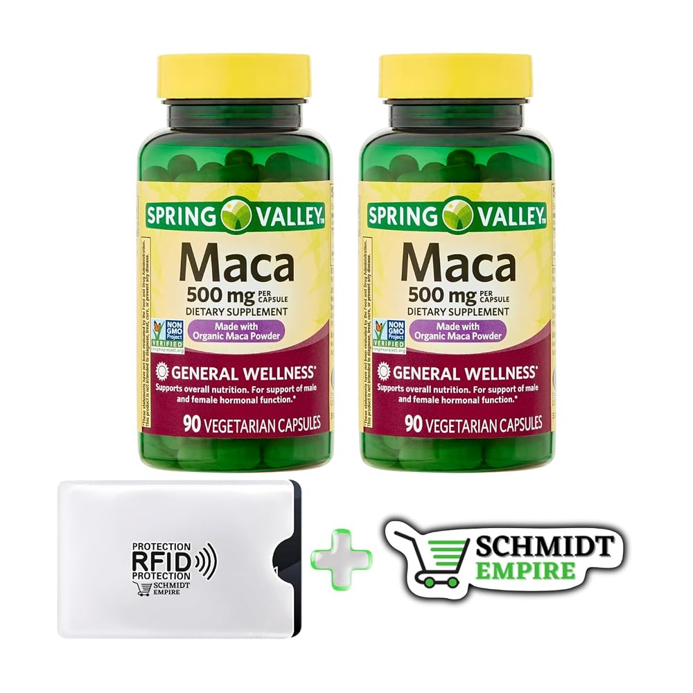 SCHMIDT EMPIRE Maca 500 mg Dietary Supplement - 90 Capsules
