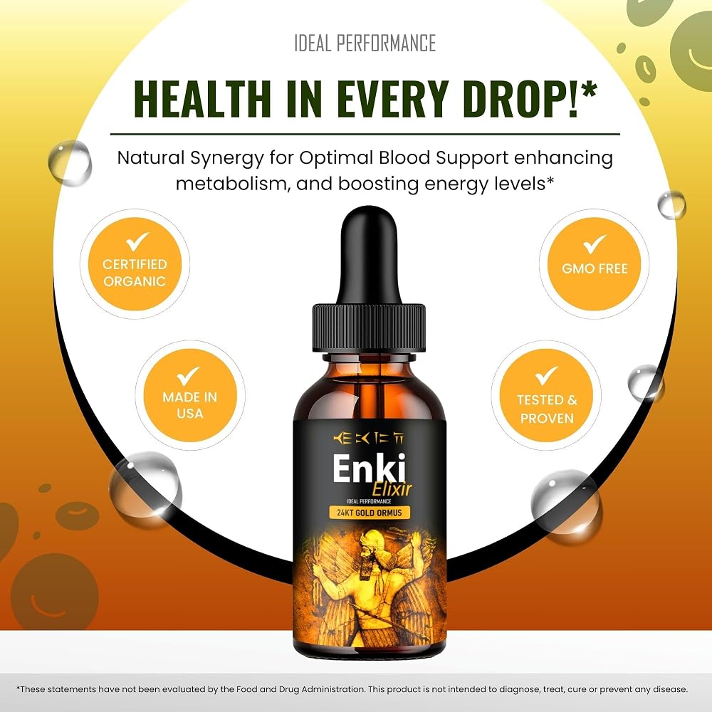 IDEAL PERFORMANCE Enki Elixir Drops Supplement Liquid - 2 Fl Oz - image 5