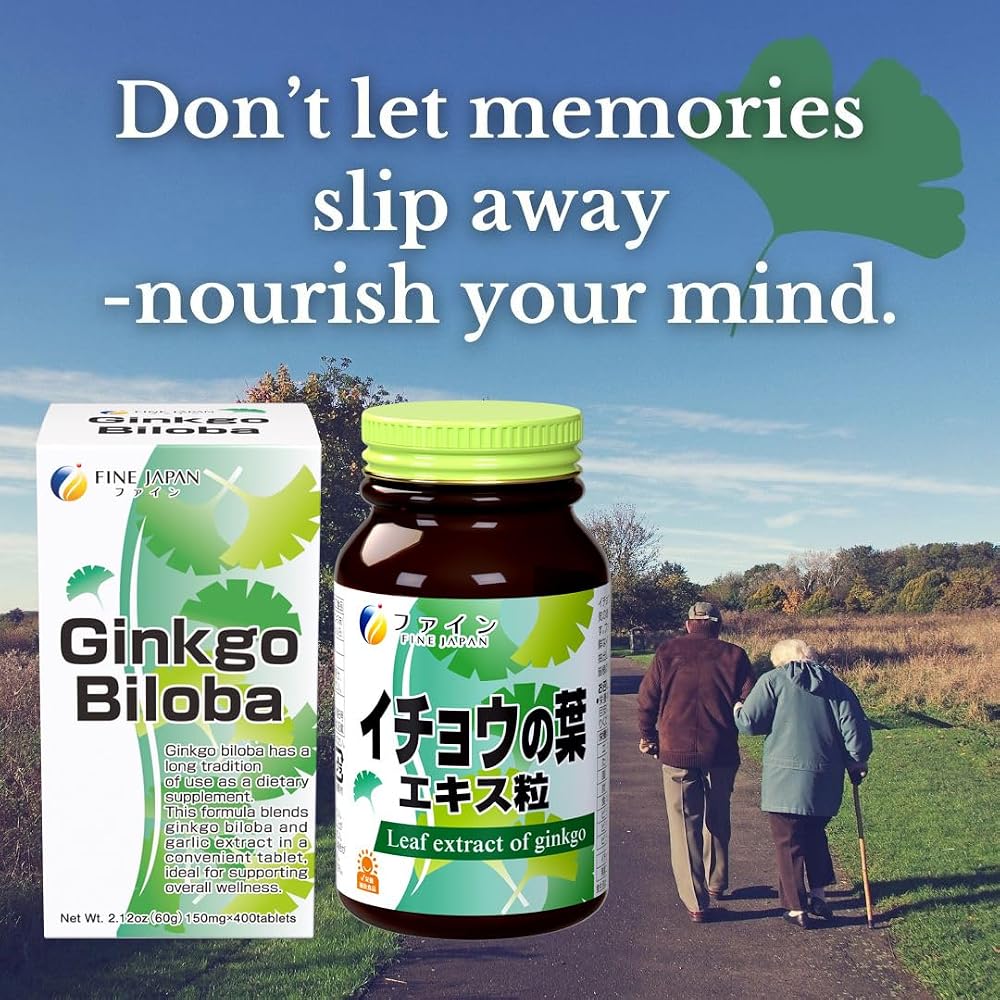 FINE JAPAN Ginkgo Biloba Leaf Extract Tablets - 400 Count - image 3