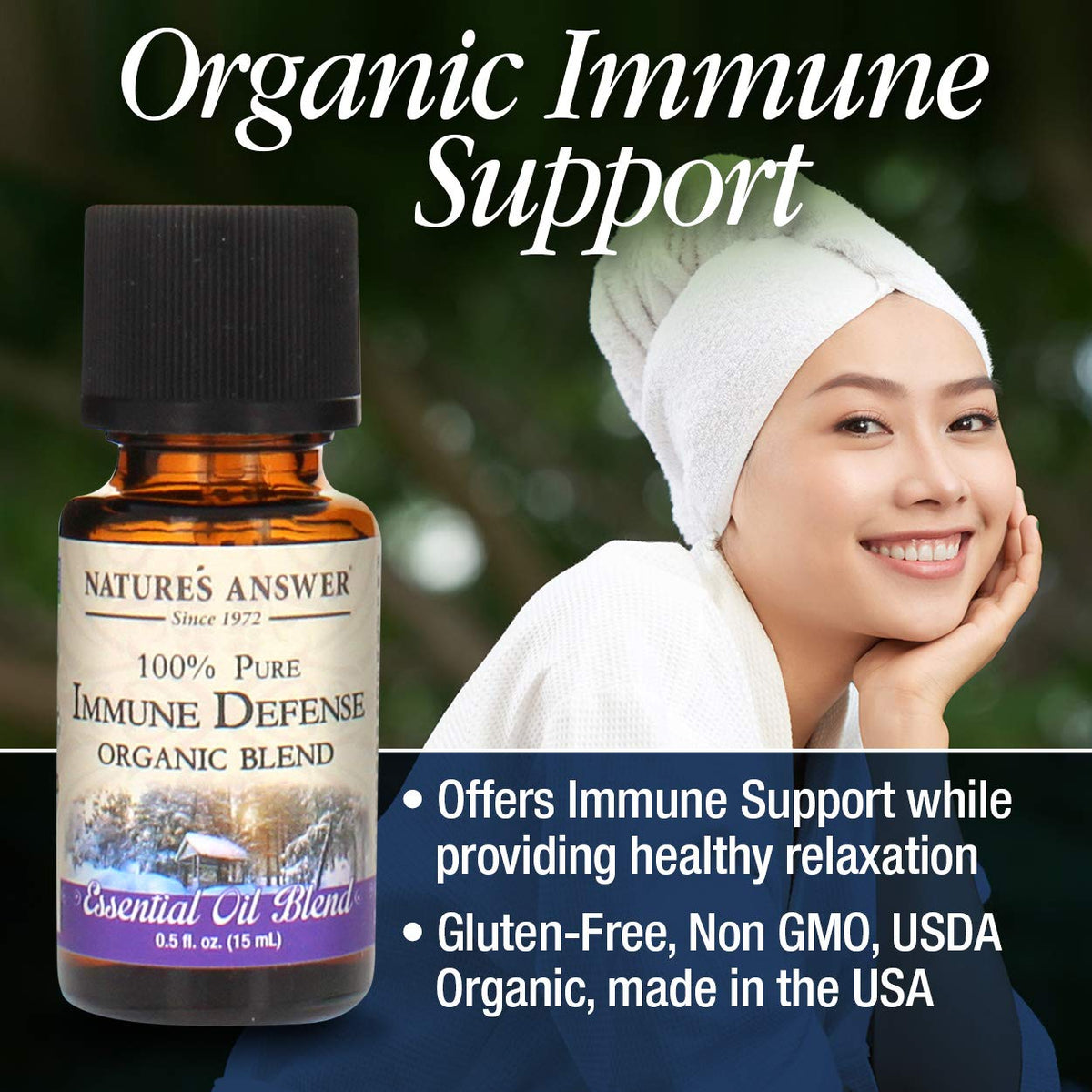 Nature's Answer 100 Percent Pure Organic Essential Oil Blend