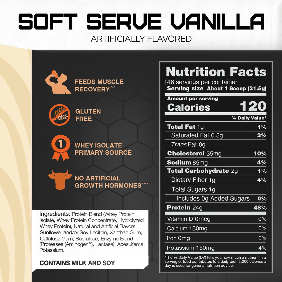 Rival Nutrition Rival Whey Protein Powder Isolate - 10lb - image 4