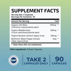 Nobi Nutrition Irish Sea Moss Capsules with Burdock Root - 90 Count - image 5