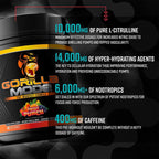 Gorilla Mind Mode Pre-Workout Powder Energy Focus - 786g - image 5