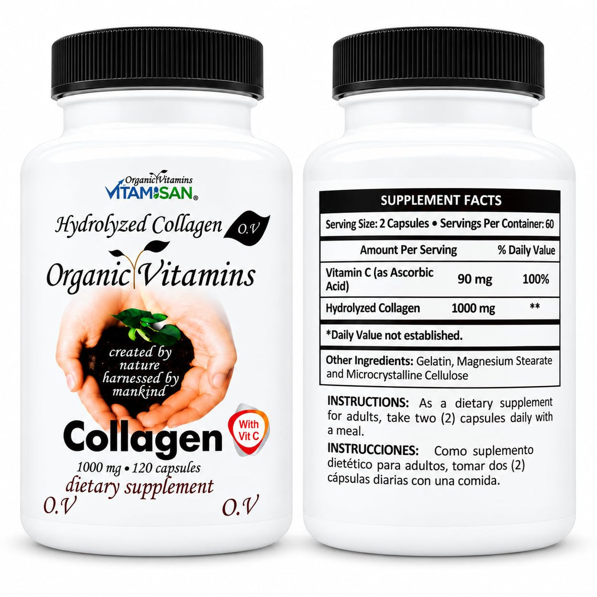 HYDROLYZED Collagen 1000 mg Capsules for Skin, Hair & Nails - 120 Capsules - image 3