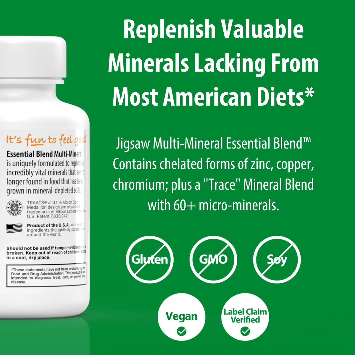 Jigsaw Health Multi-Mineral Essential Blend - 90 Capsules - image 3