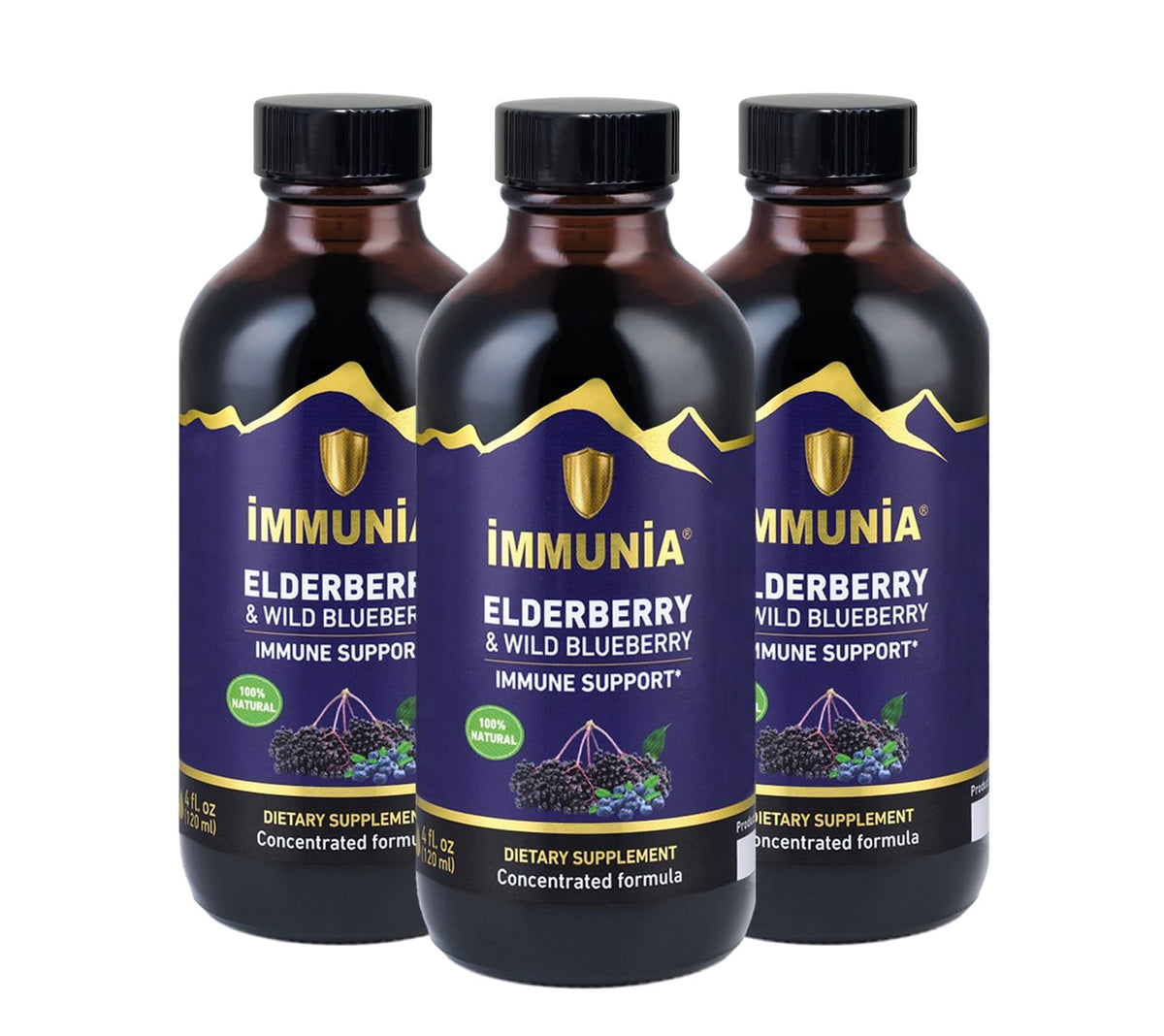 Immunia Elderberry & Wild Blueberry Concentrated. Immune Support.