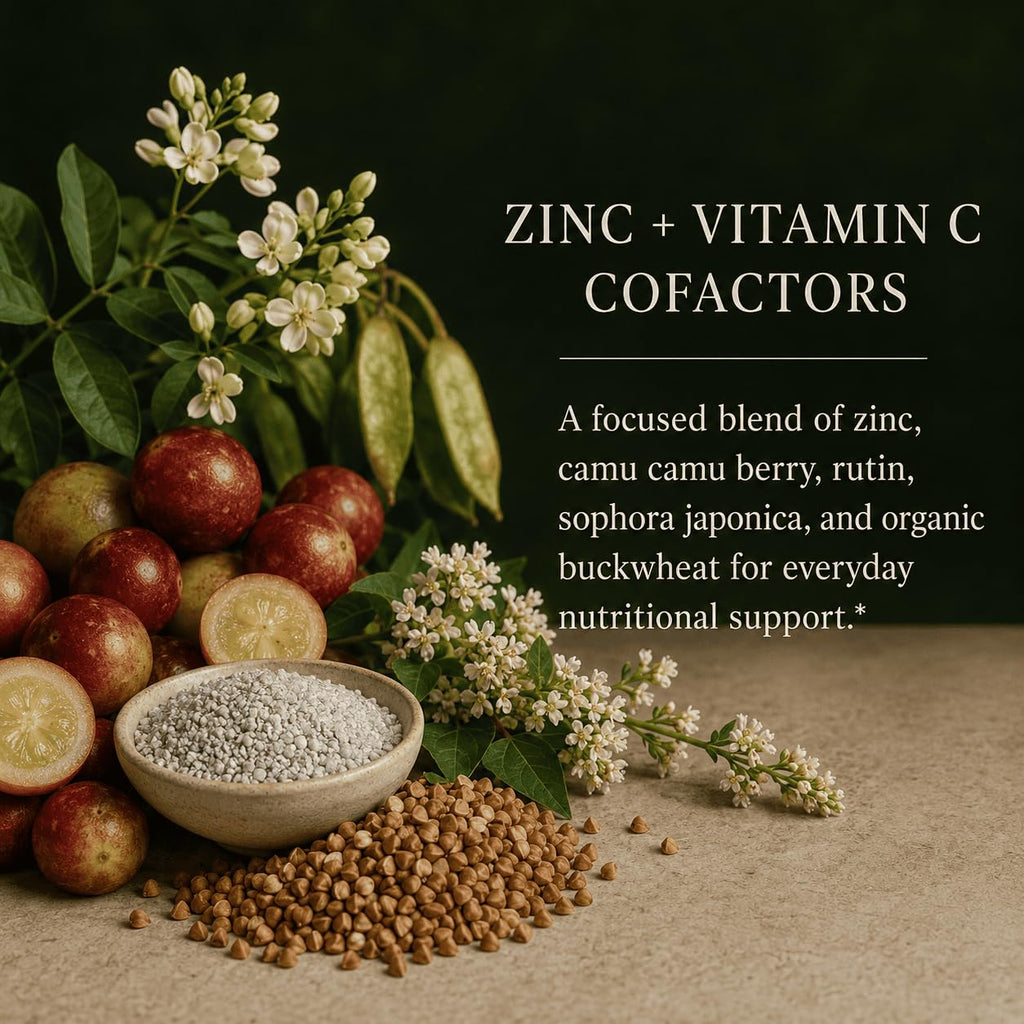 Green Organic Supplements Zinc and C - 90 Count - image 2