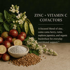 Green Organic Supplements Zinc and C - 90 Count - image 2