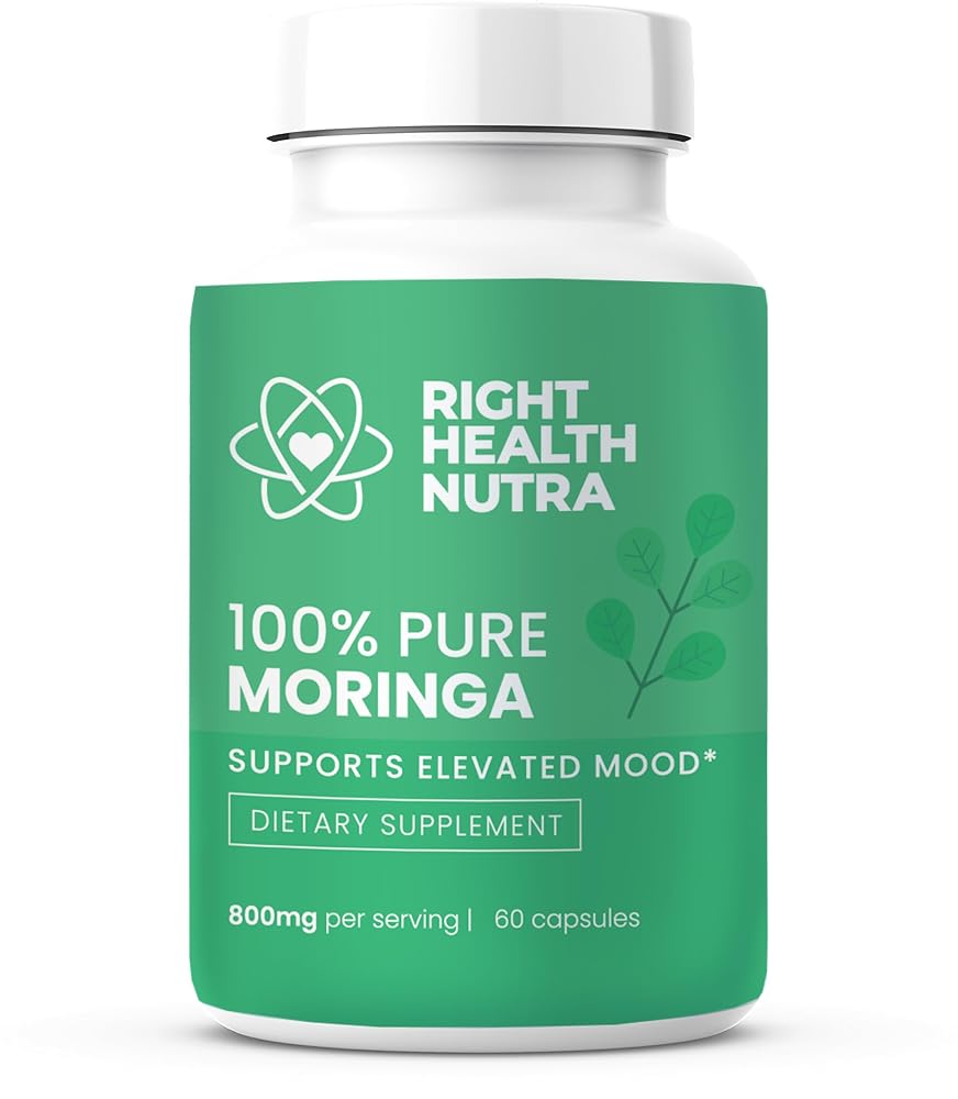 Right Health Nutra Moringa 800mg Capsules - 60 Capsules