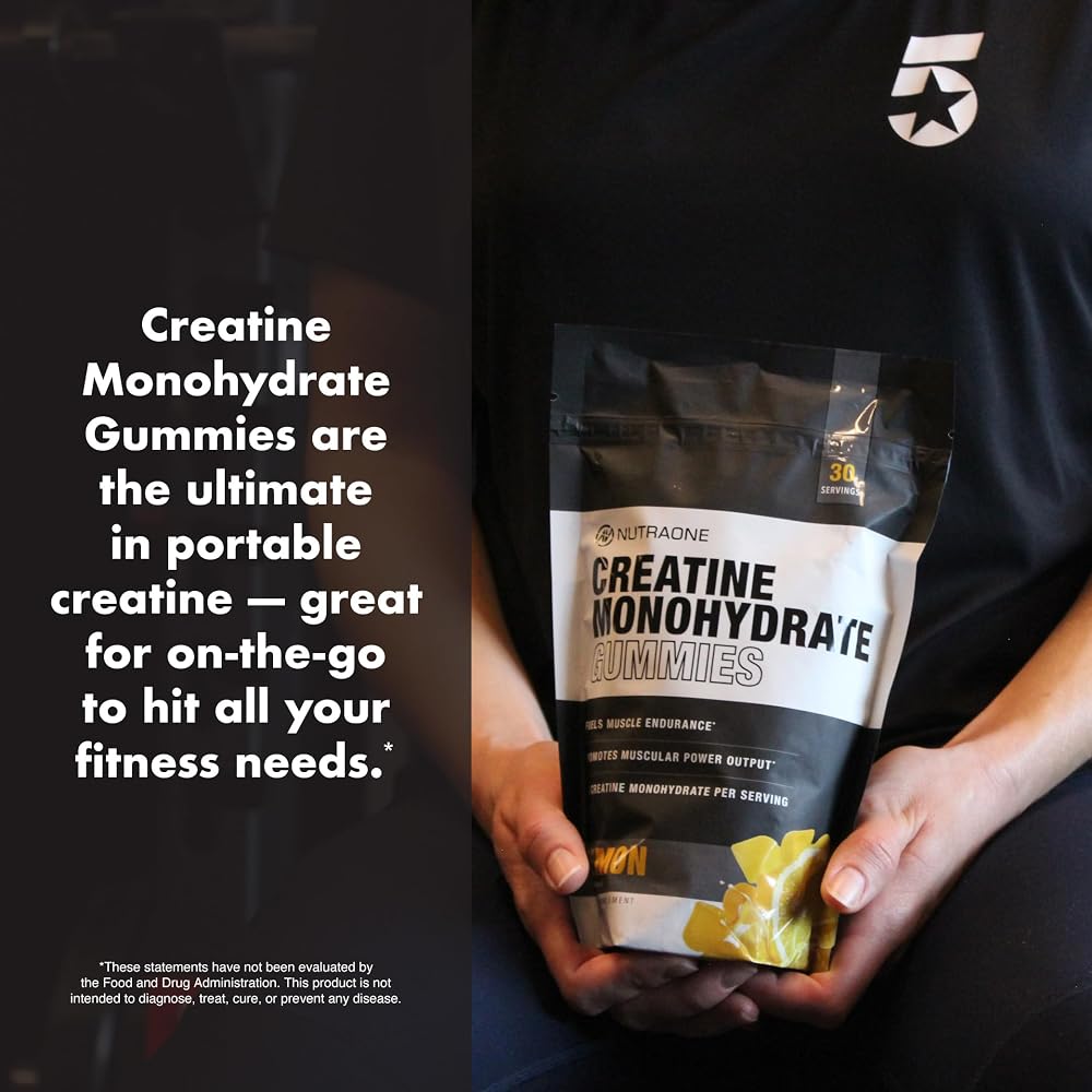 NutraOne Creatine Monohydrate Gummies Workout Recovery - 150 Count - image 7