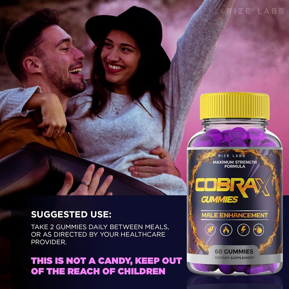 Rize Labs CobraX Gummies for Men Energy & Stamina - 60 Gummies - image 4