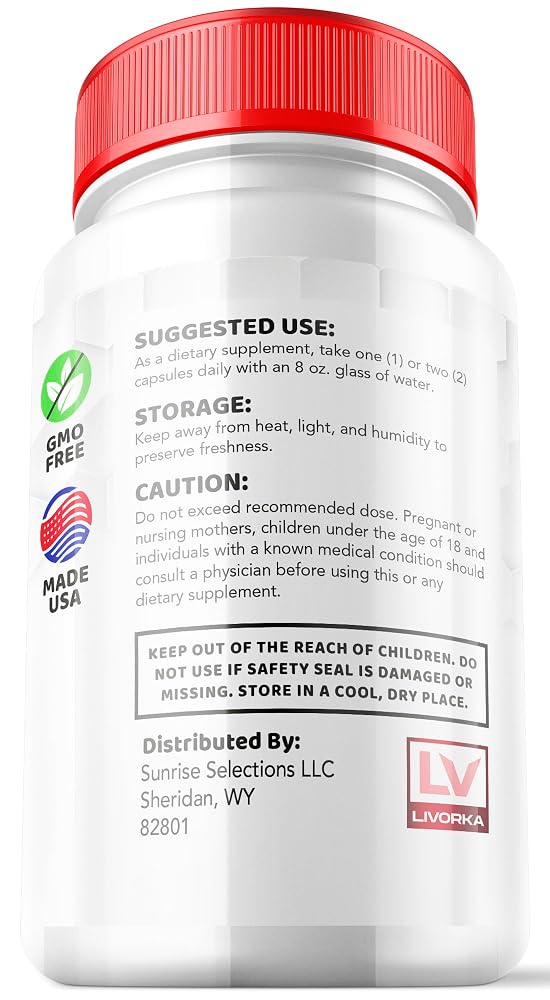 LIVORKA Carbofix Pills - 300 Capsules (5 Pack) - image 5