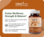 NaturaNectar Brown Bee Propolis - 60 Capsules - image 5