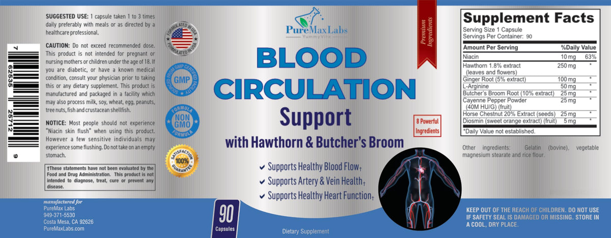 YUMMYVITE Blood Circulation Supplement - 90 Capsules - image 5