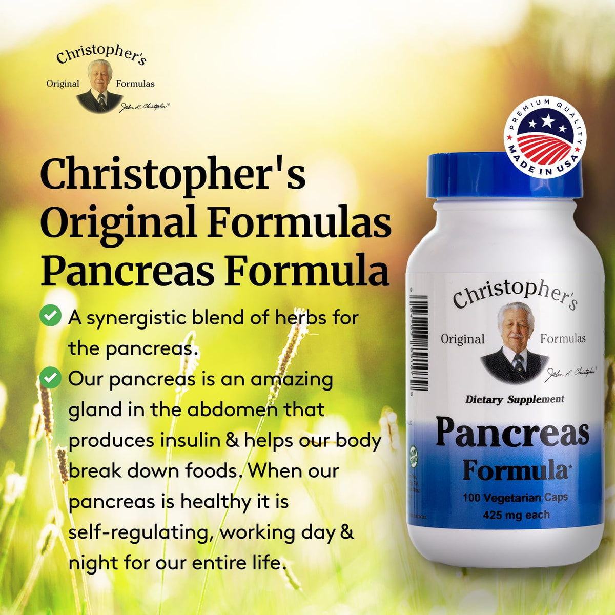 Christopher's Original Formulas Pancreas Formula - 100 Capsules - image 4