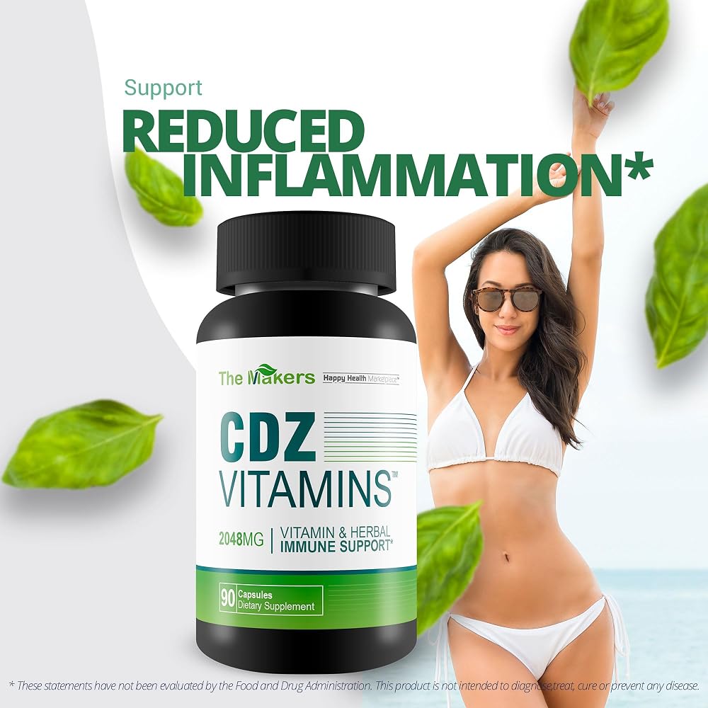 Happy Health Marketplace CDZ Vitamins Immune Support - 90 Capsules - image 6