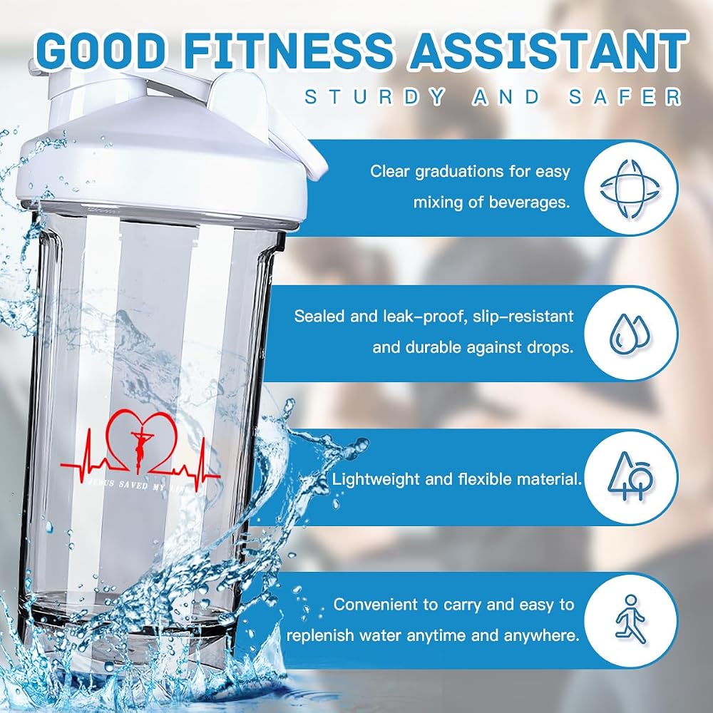 generic Shaker Cup,Fashion Theme Pattern Shaker Bottle Leak-proof