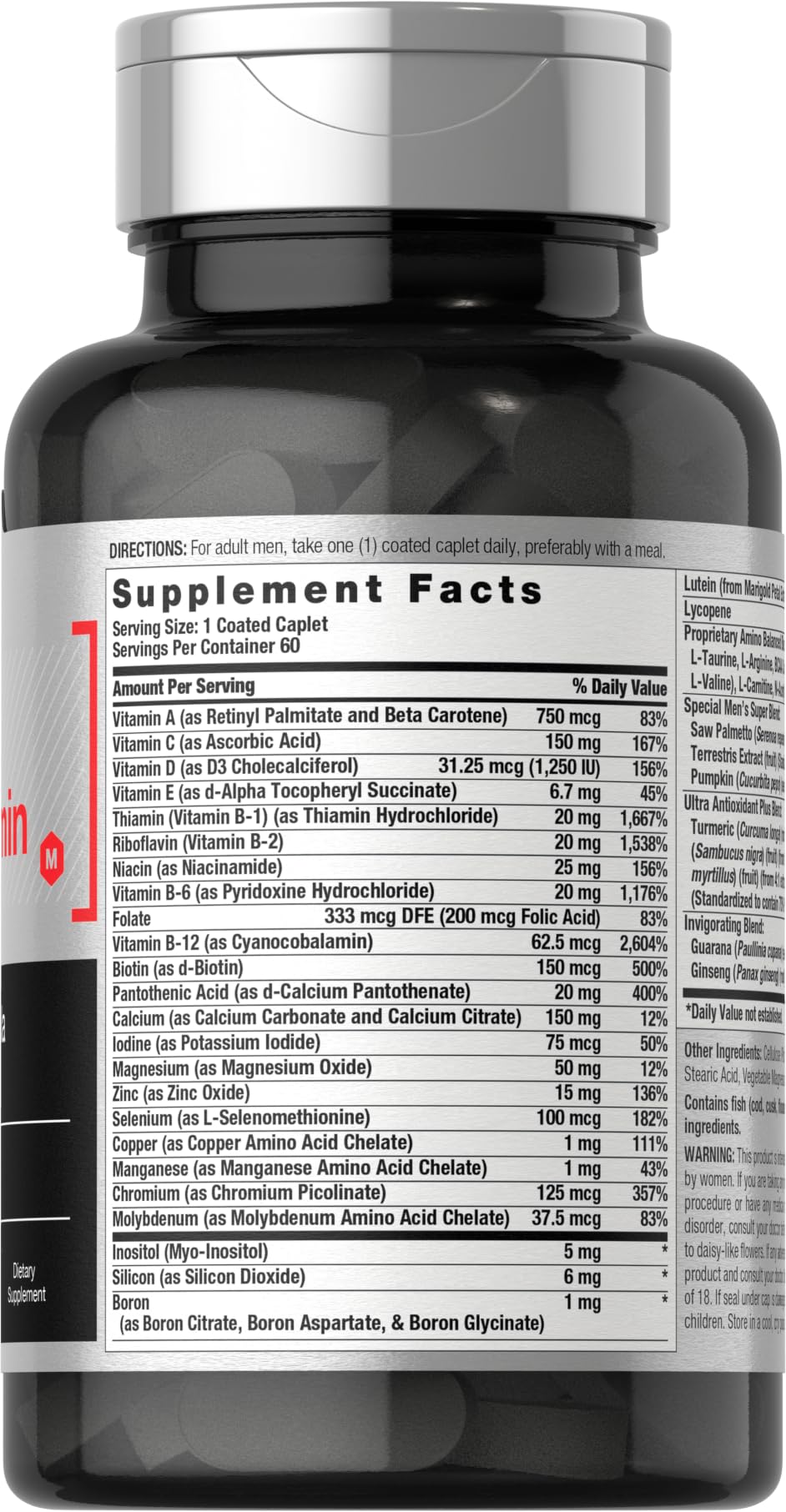 Horbäach Mens Multivitamin - 60 Caplets - image 2