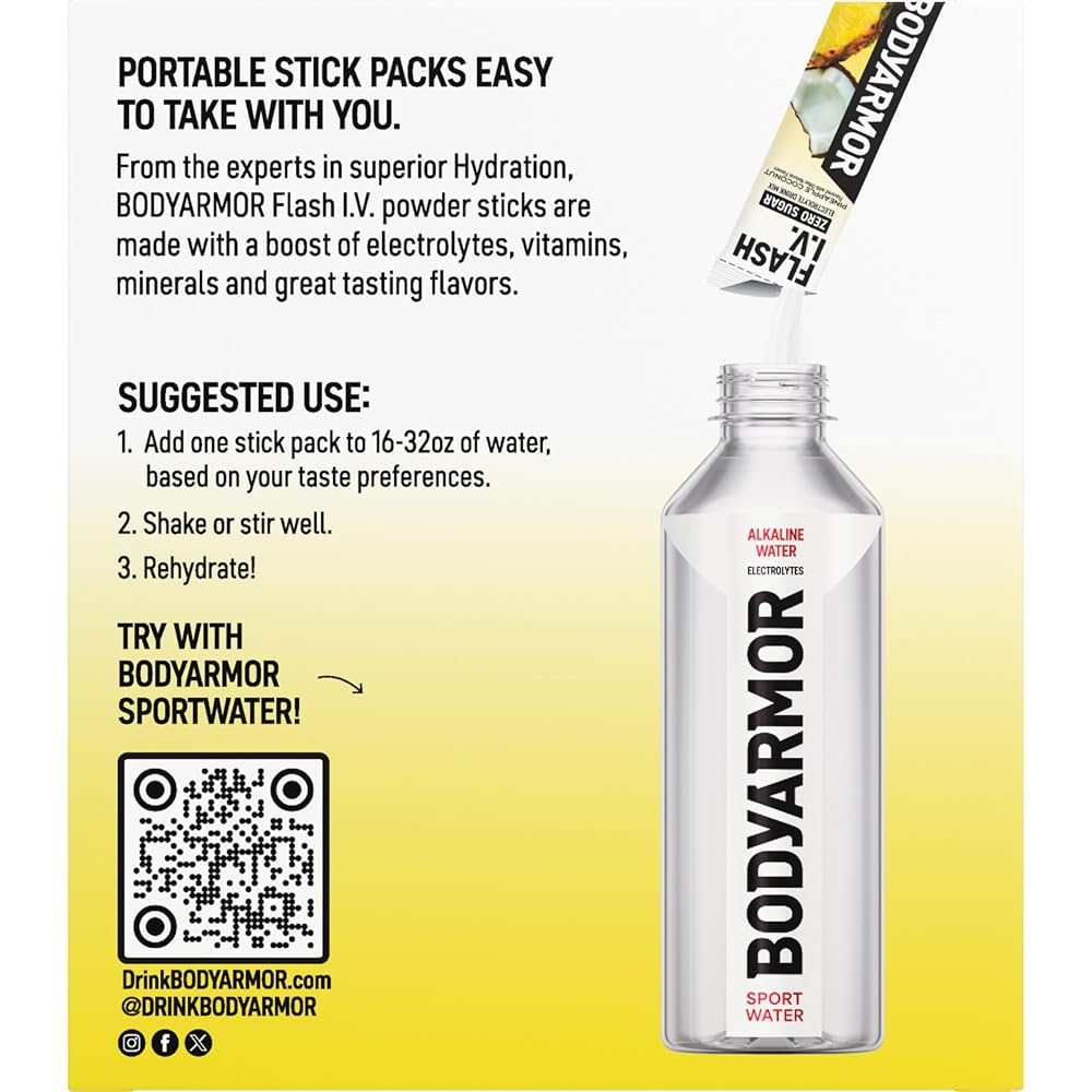 BODYARMOR Flash Electrolyte Sticks