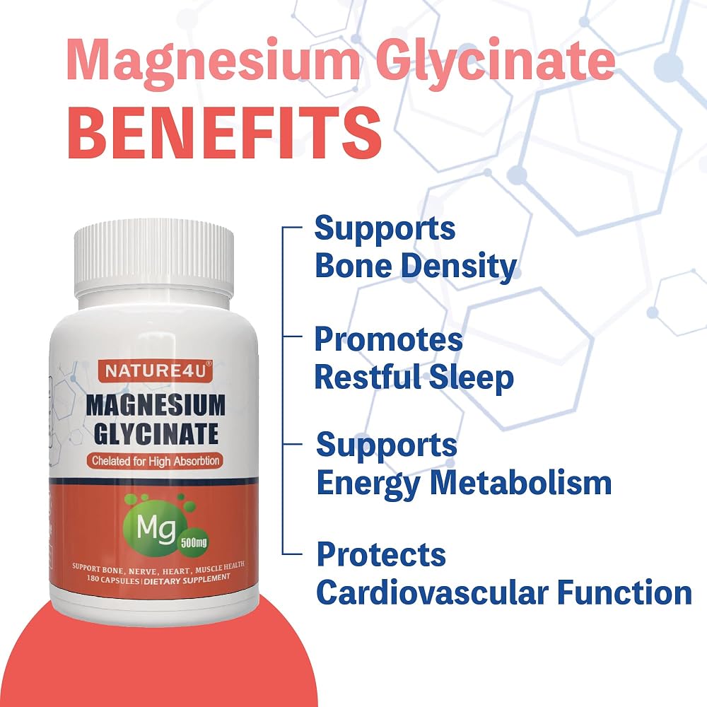 Nature4U Magnesium Glycinate 500mg