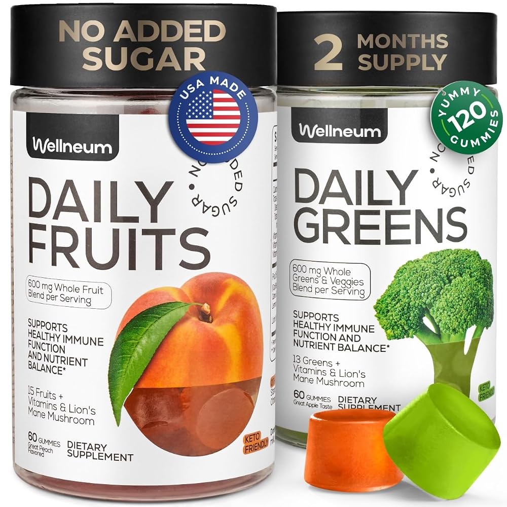 Wellneum Gummies - 60 Servings - Formula - 5 Types