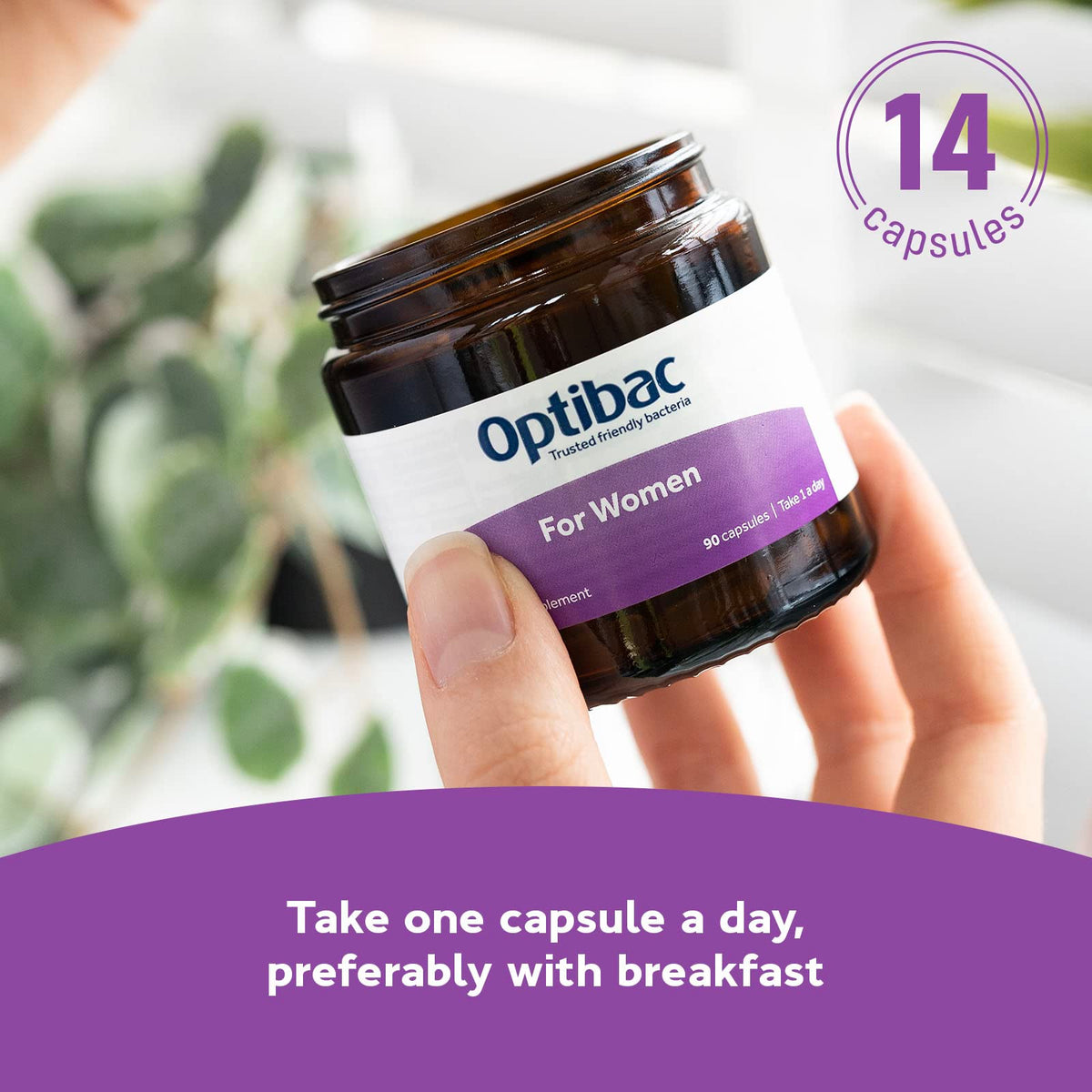 Optibac Probiotics for Women Vegan Probiotic - 14 Capsules - image 4