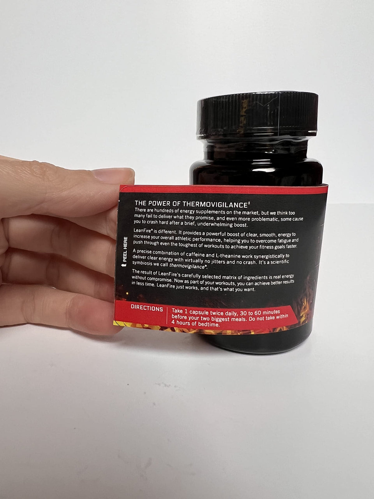 Force Factor LeanFire Pre Workout Energy Pills with Green Tea Extract and Caffeine
