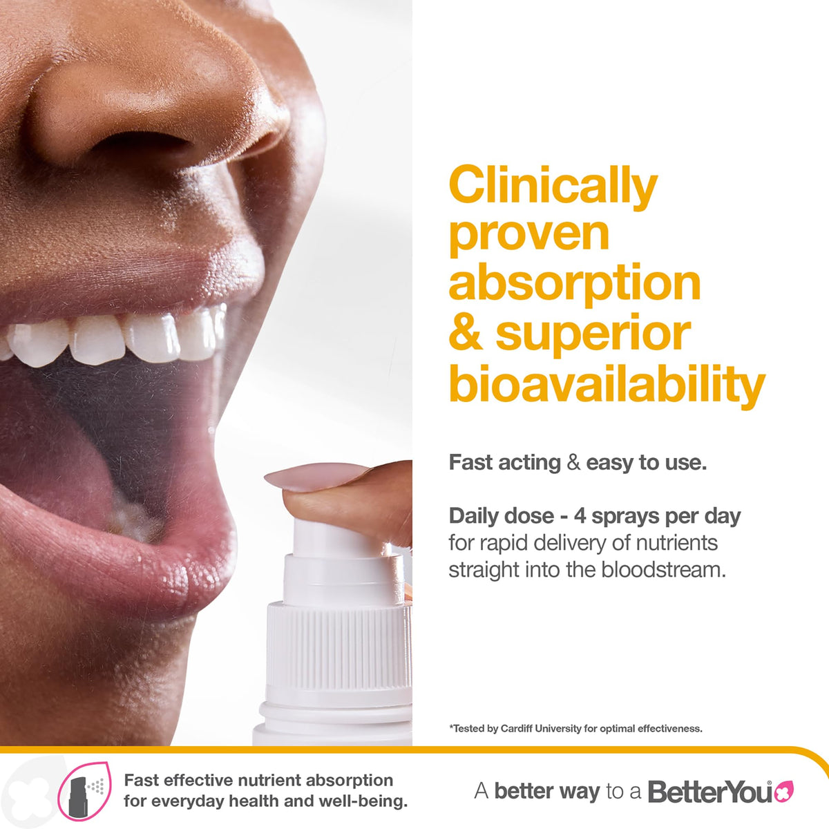 BetterYou Boost Vitamin B12 Oral Spray - 0.84 Fl Oz - image 5