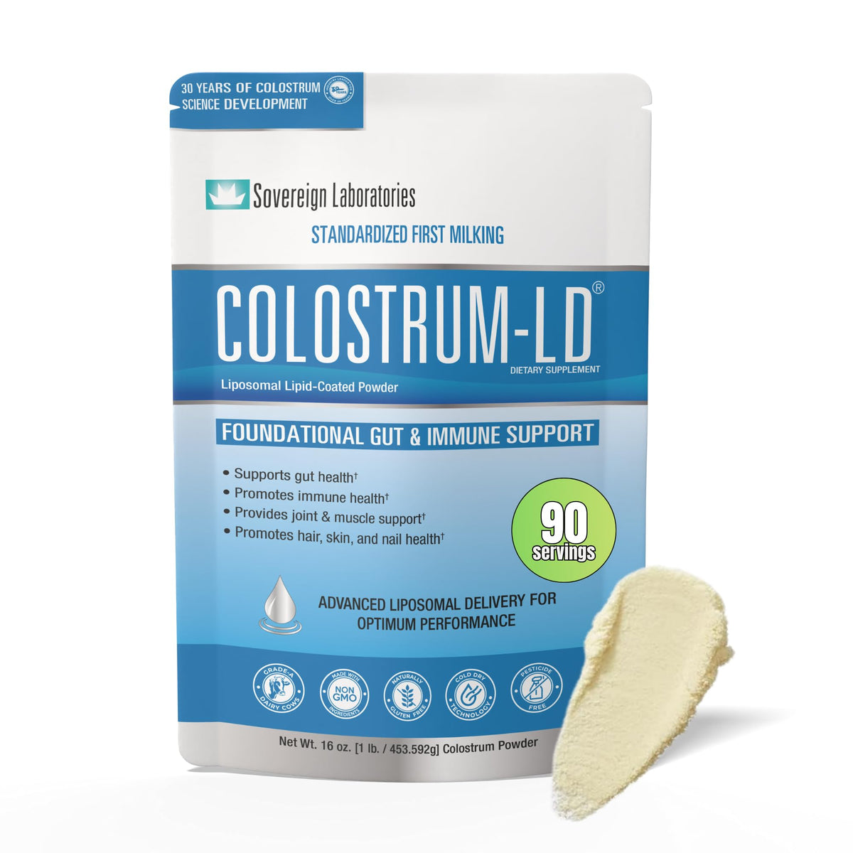 Colostrum-LD Liposomal Delivery Colostrum Powder - 90 Servings