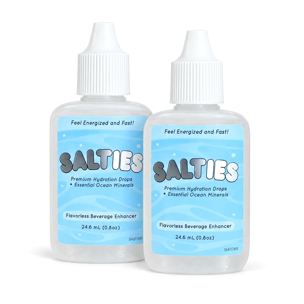 Salties Electrolyte Drops l Unflavored Electrolyte Drip Drops - image 2