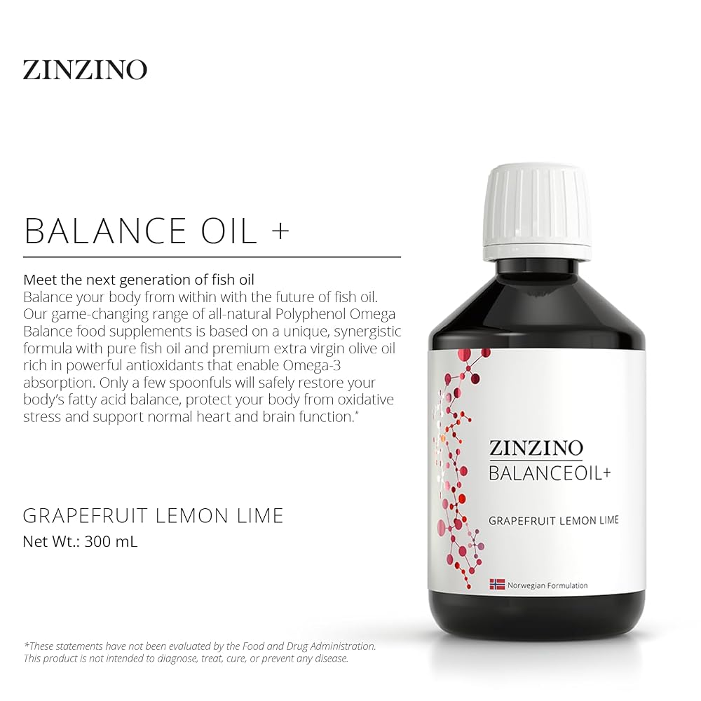 Zinzino BalanceOil+ Grapefruit Lemon Lime Omega-3 - 300 ml - image 3