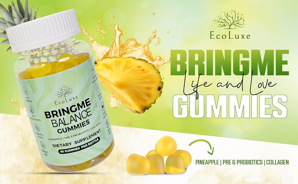 EcoLuxe BRINGME Balance Pre & Probiotic Gummies - 90 Count - image 6