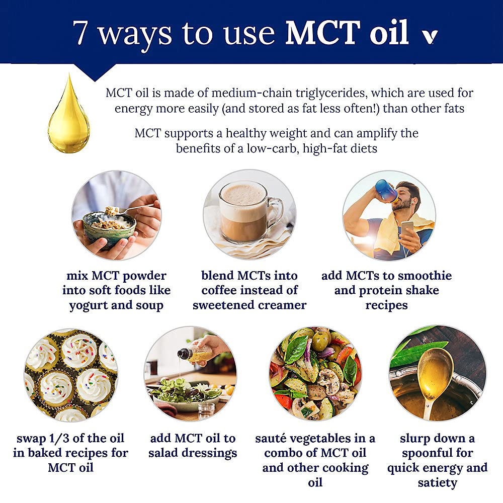 The Vitamin Shoppe MCT Oil 100% Pure Liquid - 24 Fl Oz - image 4