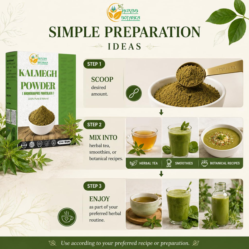 Herbs Botanica Kalmegh Powder 100% Pure Andrographis - 5.3 oz - image 6