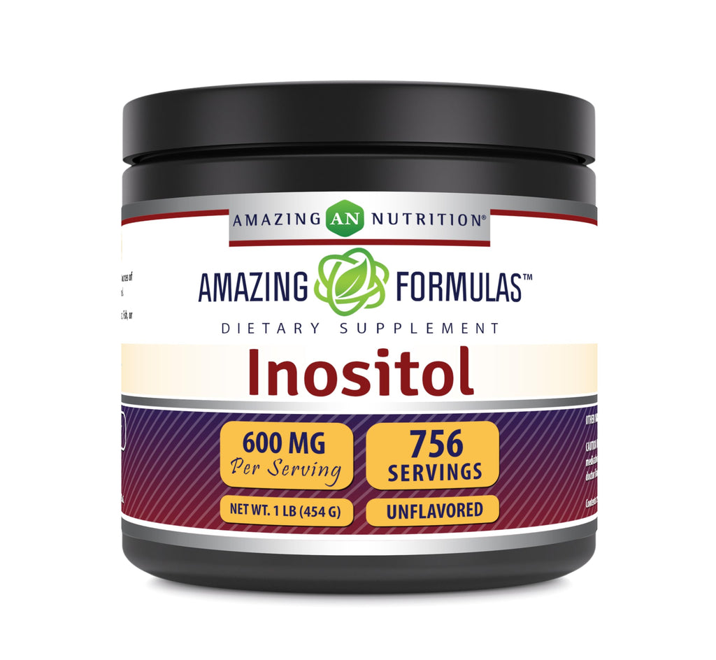 Amazing Nutrition Inositol Powder Supplement 600 mg - 1 lb