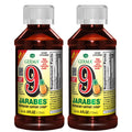 Germa 9 Jarabes Herbal Dietary Supplement Syrup - 2 Pack