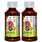 Germa 9 Jarabes Herbal Dietary Supplement Syrup - 2 Pack