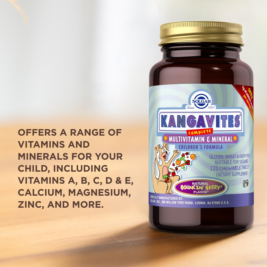 Solgar Kangavites Multivitamin and Mineral Chewable Tablets - 120 Count - image 5