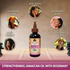 OKAY Pure Naturals Black Jamaican Castor Oil with Rosemary - 4 oz - image 5